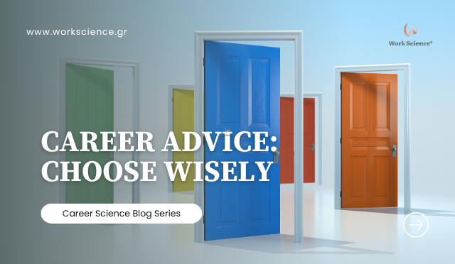 Doors in different colors symbolise the wide spectrum to choose from where to receive career advice